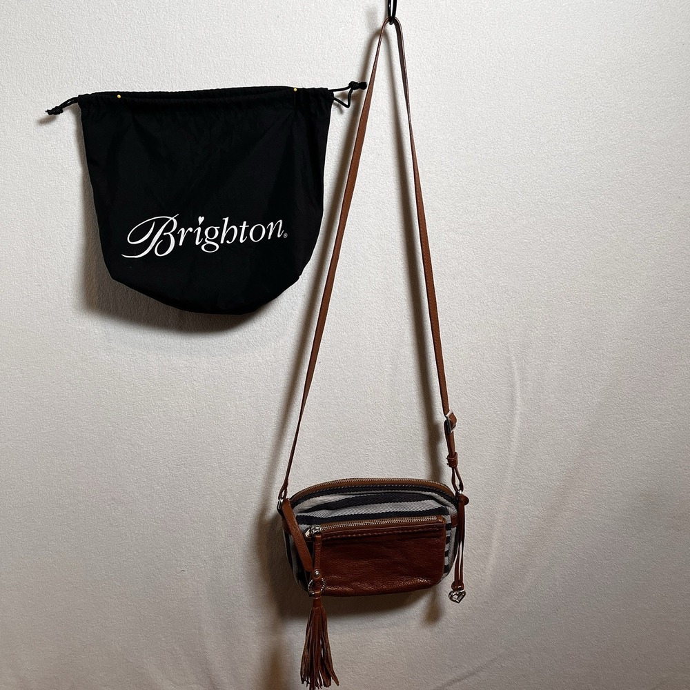 Brighton Adele Nautical Crossbody Bag Purse Cell phone Organizer